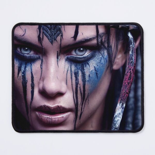 Item preview, Viking Woman Warrior Princess – Female Portrait Of A Viking Woman Princess Warrior |Midjourney AI Generated Art designed and sold by MadeByRobots.