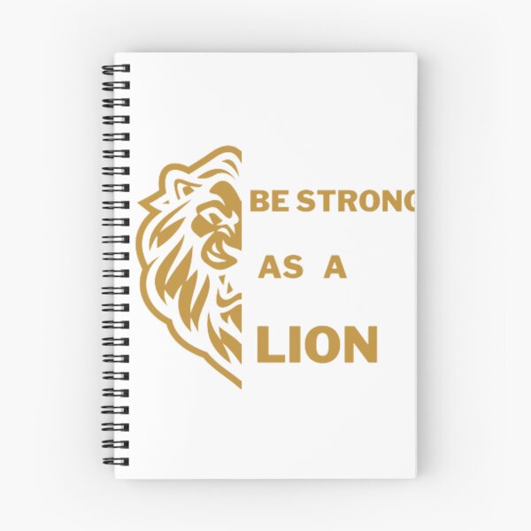 Item preview, Be Stronge As A Lion quote  designed and sold by doodelsart.