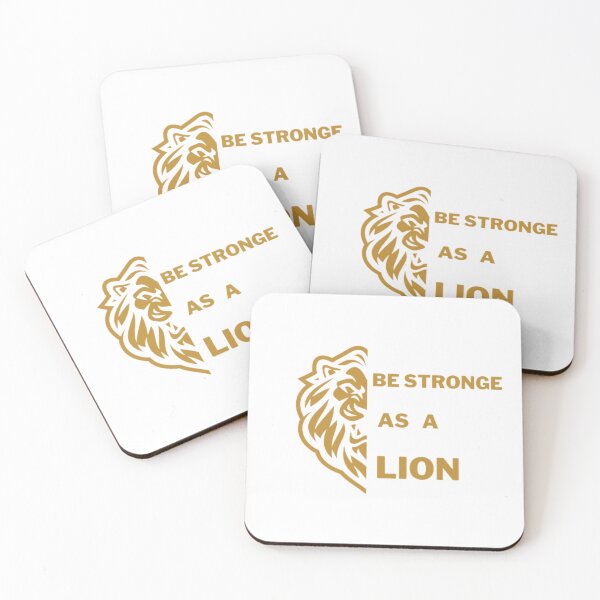 Item preview, Be Stronge As A Lion quote  designed and sold by doodelsart.