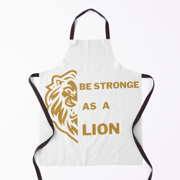 Item preview, Be Stronge As A Lion quote designed and sold by doodelsart.