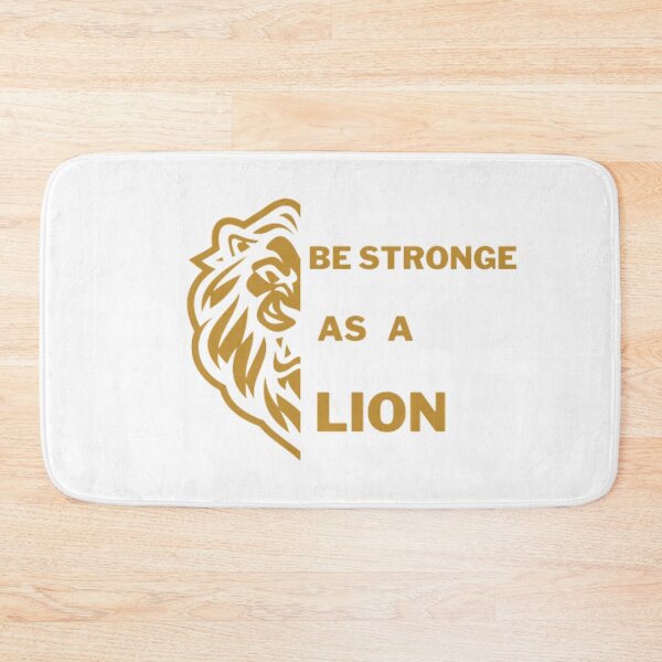 Item preview, Be Stronge As A Lion quote  designed and sold by doodelsart.