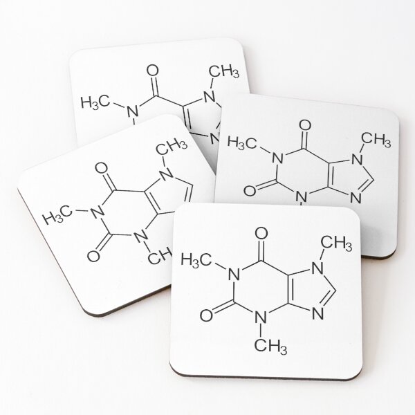 Item preview, caffeine molecule designed and sold by abroadDesigns.