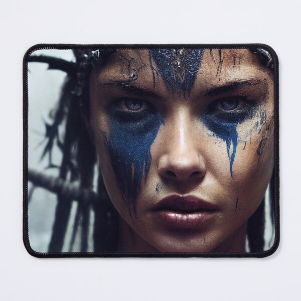 Item preview, Viking Woman Warrior Princess – Female Portrait Of A Viking Woman Princess Warrior |Midjourney AI Generated Art designed and sold by MadeByRobots.