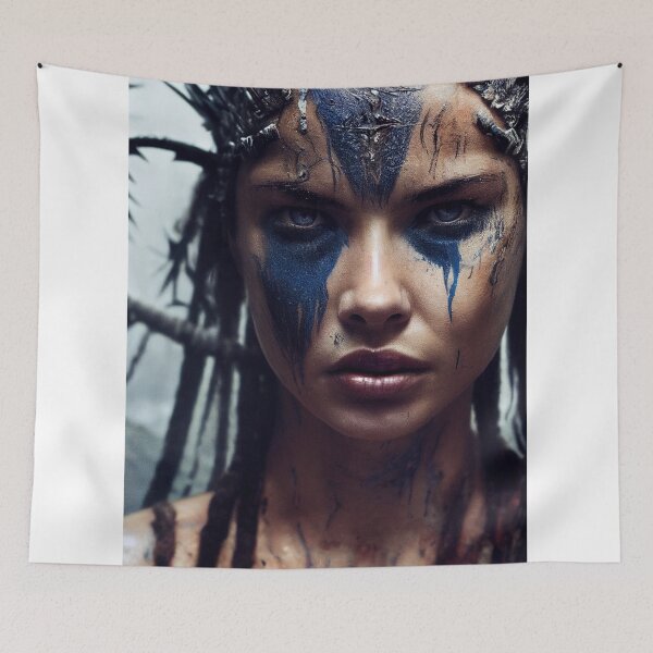 Item preview, Viking Woman Warrior Princess – Female Portrait Of A Viking  Woman Princess Warrior |Midjourney AI Generated Art designed and sold by MadeByRobots.