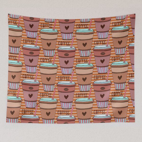 Item preview, Coffee Lover Pattern designed and sold by silviaol.