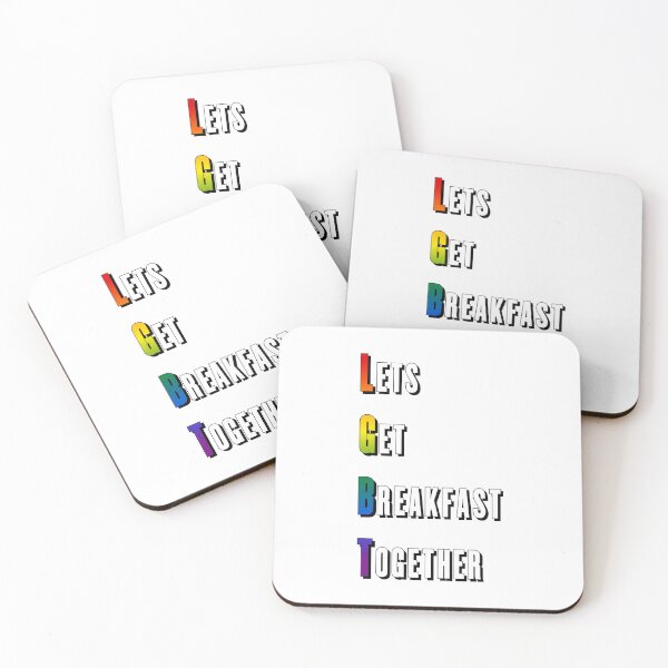 Item preview, LGBT Let's Get Breakfast Together designed and sold by chipbeing.