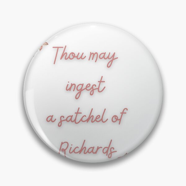 Item preview, Thou may ingest a satchel of Richards designed and sold by Wolf-Bird-Nest.