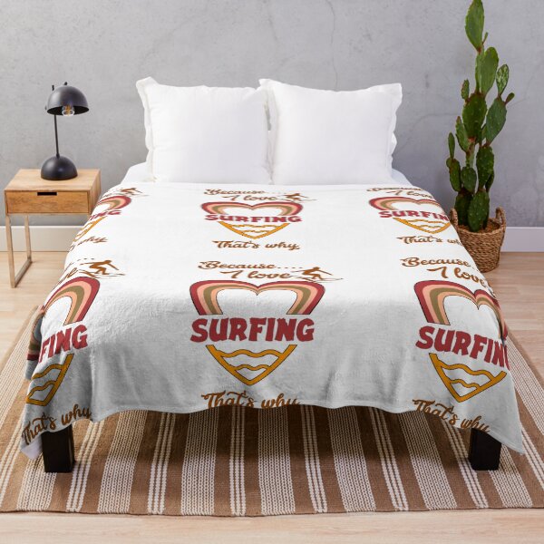 Item preview, Because I love surfing, that's why...  designed and sold by Chakilogy.