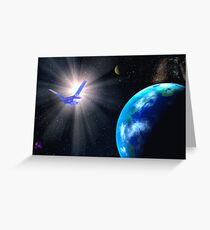 Solar Voyage Greeting Card