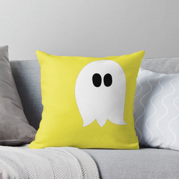 Item preview, Cute ghost cartoon in a yellow frame designed and sold by AngelDawnDesign.