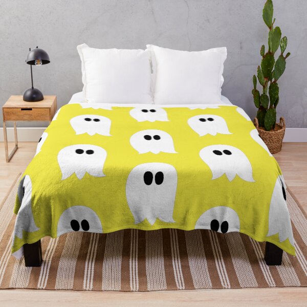 Item preview, Cute ghost cartoon in a yellow frame designed and sold by AngelDawnDesign.