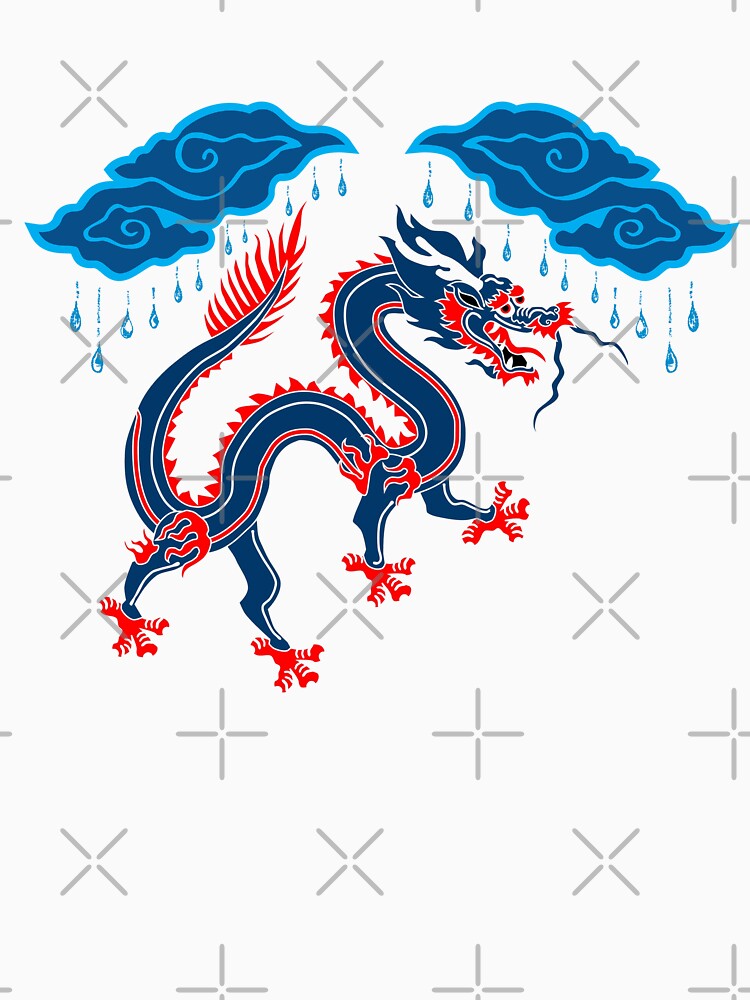 Chinese Dragon With Rain Chinese Dragon With Rain