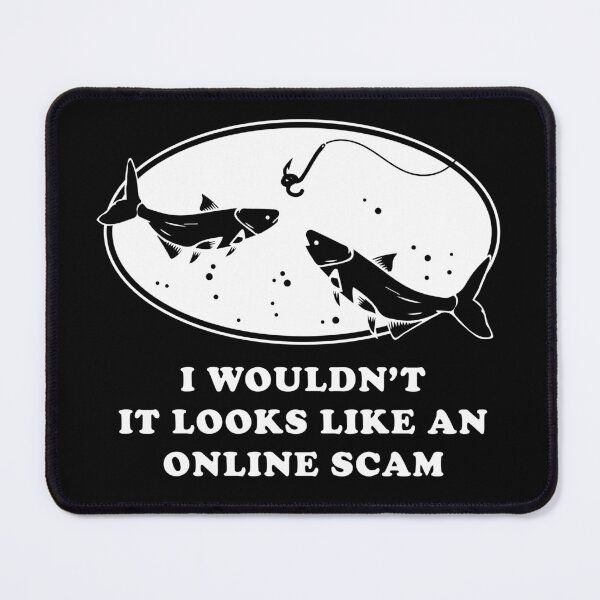 Item preview, Fishing Online Fishy Scam Funny Worm Hook And Fishing Line designed and sold by d247.