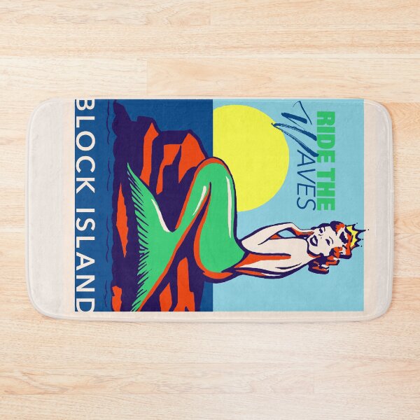 Item preview, RIDE THE WAVES BLOCK ISLAND designed and sold by dusie.