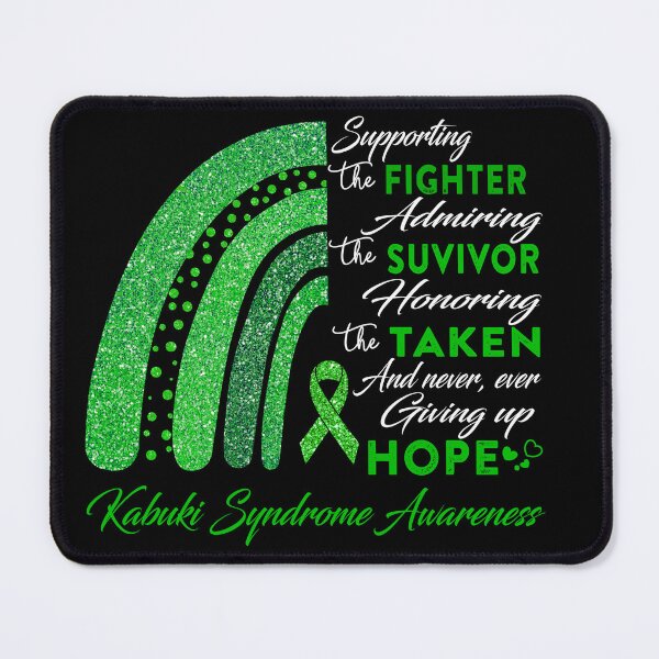Item preview, Kabuki Syndrome Warrior Supporting Fighter Kabuki Syndrome Awareness designed and sold by Gillosina.