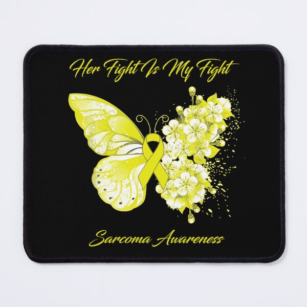 Item preview, Her Fight Is My Fight Sarcoma Awareness Butterfly Ribbon Gifts designed and sold by Adropine.