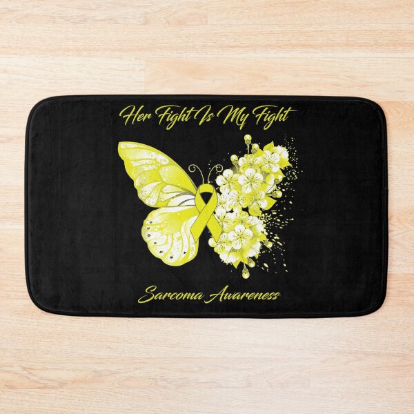 Item preview, Her Fight Is My Fight Sarcoma Awareness Butterfly Ribbon Gifts designed and sold by Adropine.