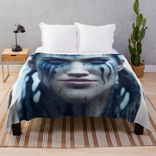 Item preview, Viking Woman Warrior Princess – Female Portrait Of A Viking Woman Princess Warrior |Midjourney AI Generated Art designed and sold by MadeByRobots.
