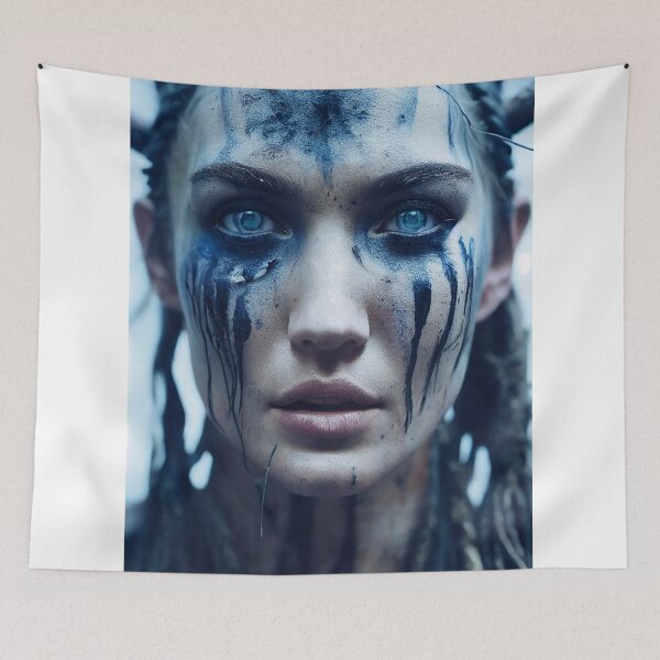 Item preview, Viking Woman Warrior Princess – Female Portrait Of A Viking  Woman Princess Warrior |Midjourney AI Generated Art designed and sold by MadeByRobots.