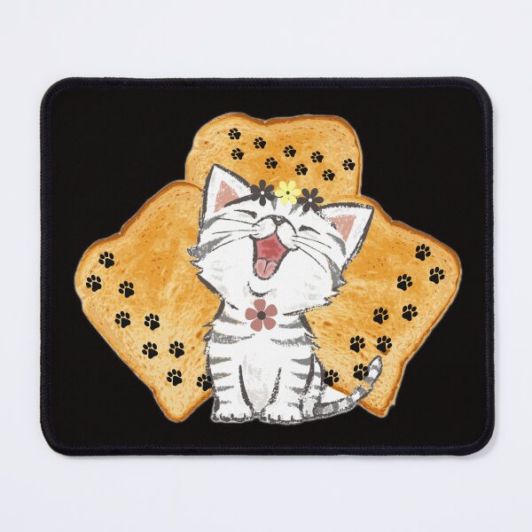 Item preview, cat flower toast designed and sold by Swagmode.