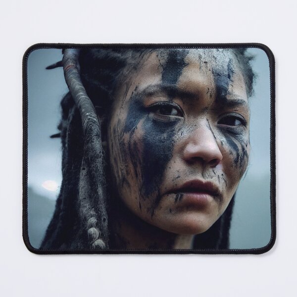 Item preview, Viking Woman Warrior Princess – Female Portrait Of A Viking Woman Princess Warrior |Midjourney AI Generated Art designed and sold by MadeByRobots.
