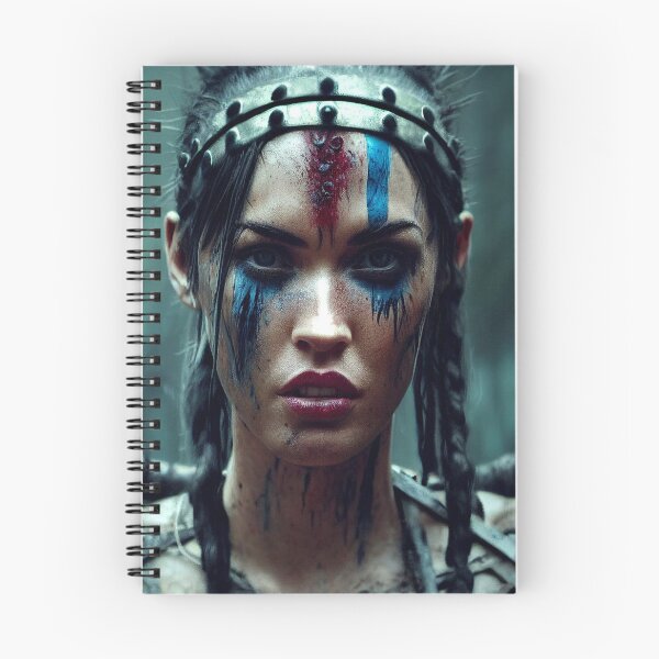 Item preview, Viking Woman Warrior Princess – Female Portrait Of A Viking Woman Princess Warrior |Midjourney AI Generated Art designed and sold by MadeByRobots.