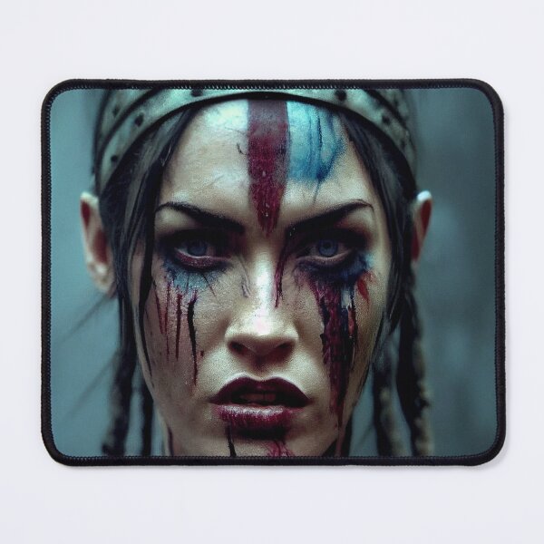Item preview, Viking Woman Warrior Princess – Female Portrait Of A Viking Woman Princess Warrior |Midjourney AI Generated Art designed and sold by MadeByRobots.