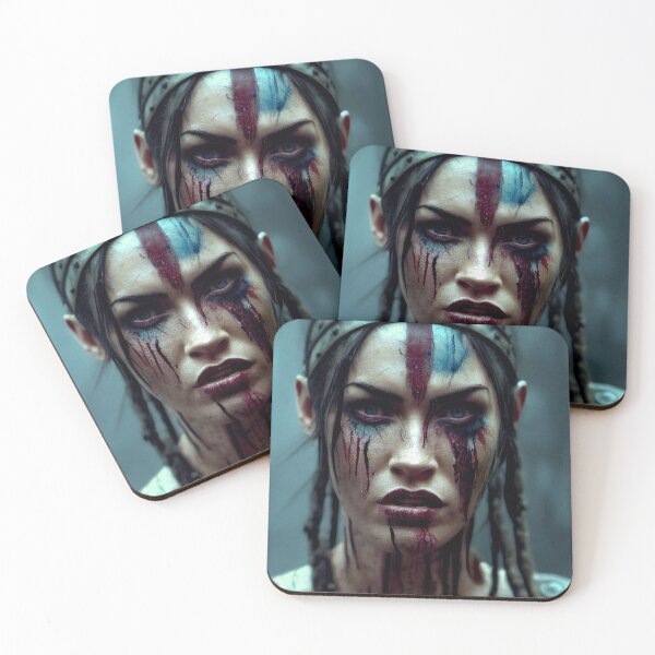 Item preview, Viking Woman Warrior Princess – Female Portrait Of A Viking Woman Princess Warrior |Midjourney AI Generated Art designed and sold by MadeByRobots.