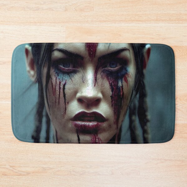 Item preview, Viking Woman Warrior Princess – Female Portrait Of A Viking Woman Princess Warrior |Midjourney AI Generated Art designed and sold by MadeByRobots.