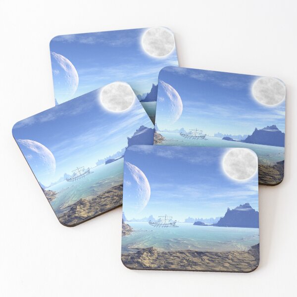 Item preview, Fantasy Alien Planet Landscape designed and sold by silviaol.