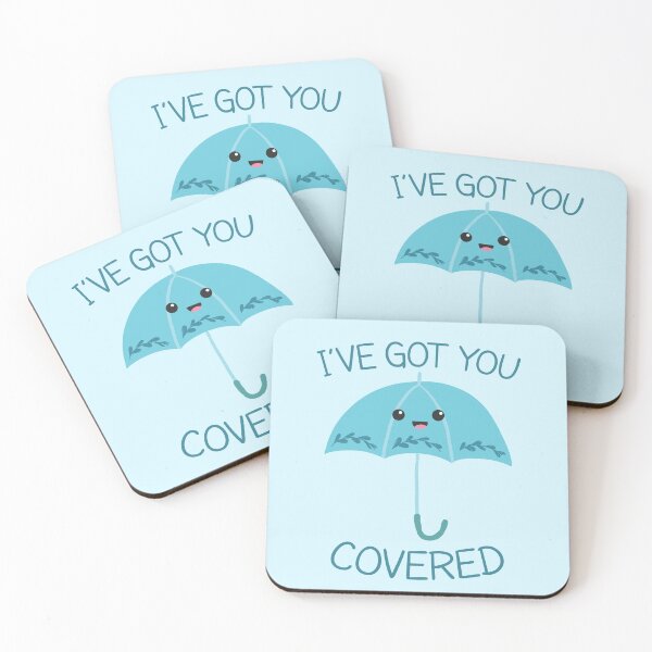 Item preview, I Have Got You Covered - Funny Pun Design designed and sold by Asfandyar Qadri.