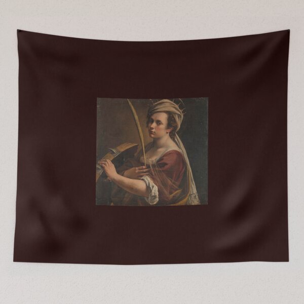Item preview, Self-Portrait as Saint Catherine of Alexandria by Artemisia Gentileschi designed and sold by Amanda1775.