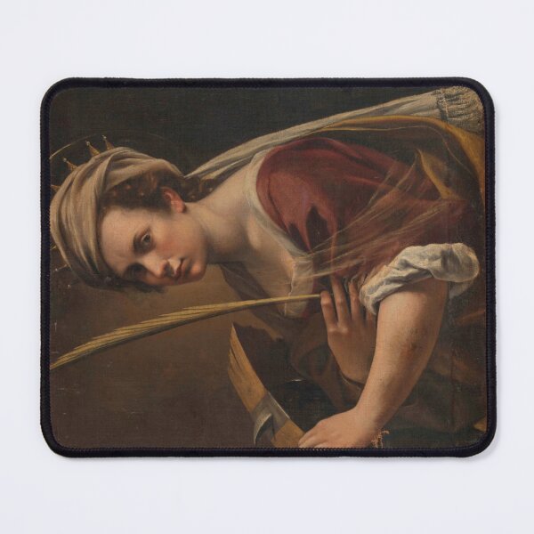 Item preview, Self-Portrait as Saint Catherine of Alexandria by Artemisia Gentileschi designed and sold by Amanda1775.