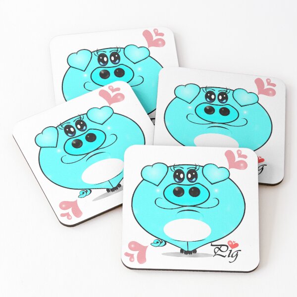 Item preview, Cute Pig  designed and sold by Shirley cute art .