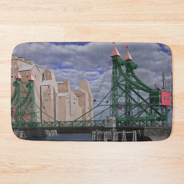 Item preview, Historic Michigan Avenue Jackknife Bascule Bridge of Buffalo, New York designed and sold by abbottoons.