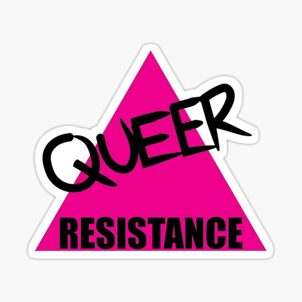 Artikel-Vorschau von Queer Resistance rosa Dreieck, designt und verkauft von Empaddon.