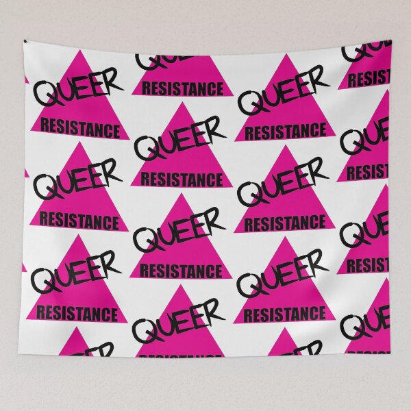 Item preview, Queer Resistance pink triangle designed and sold by Empaddon.