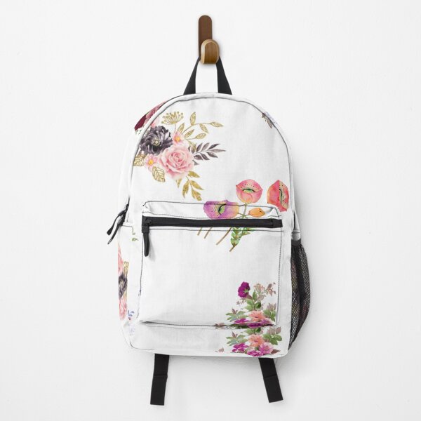 Item preview, Watercolor Open Book with Florals Zipper designed and sold by Yahya Hafdaoui.