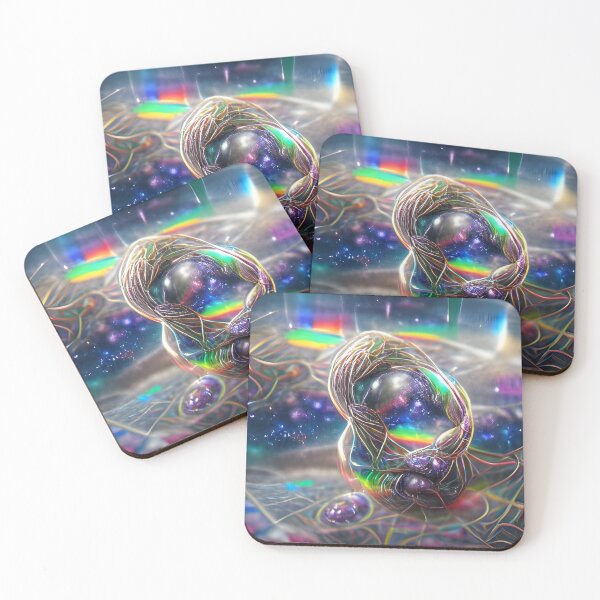 Item preview, Space Opals and String Theory  designed and sold by nocturnAIArt.
