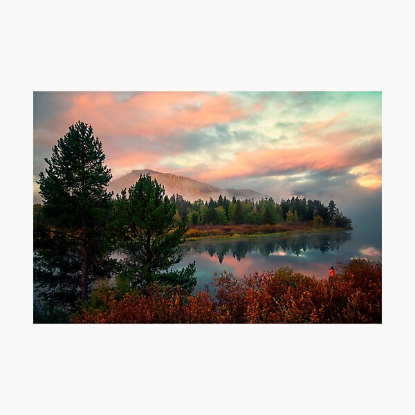 Item preview, Peaceful Oxbow Bend designed and sold by KellyHeaton.