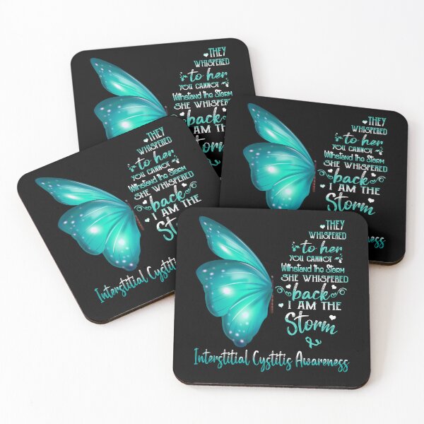 Item preview, She Whispered Back I Am The Storm Interstitial Cystitis Awareness Butterfly designed and sold by frechettee.