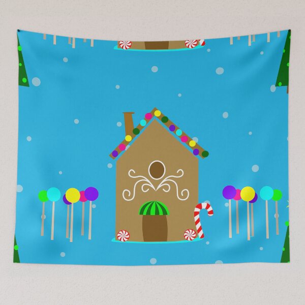 Item preview, kawaii Christmas Gingerbread House  designed and sold by Gossip Rag.