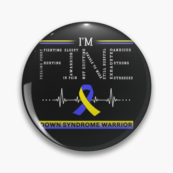 Item preview, I'm Fine Down Syndrome Warrior Support Down Syndrome Awareness Gifts designed and sold by rechardtee.
