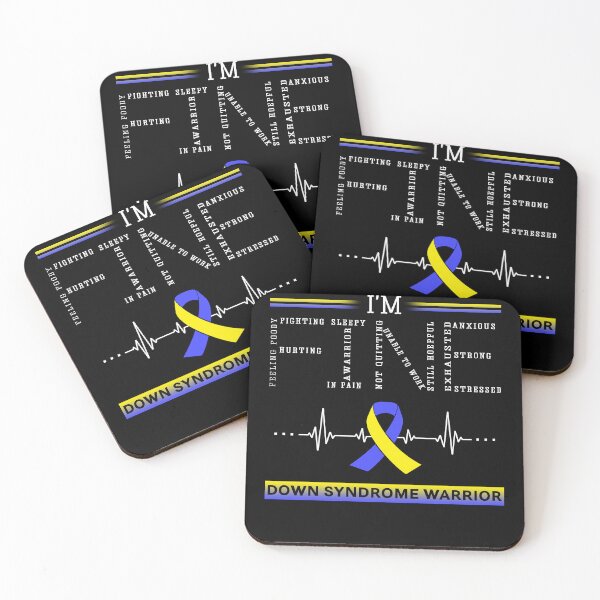 Item preview, I'm Fine Down Syndrome Warrior Support Down Syndrome Awareness Gifts designed and sold by rechardtee.