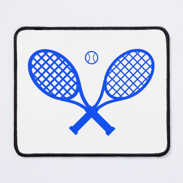 Item preview, Blue tennis rackets designed and sold by BigCityTennis.