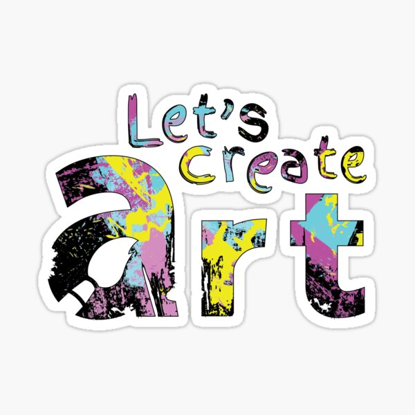 Item preview, Let's Create Art 6 designed and sold by ArtManGrafix.