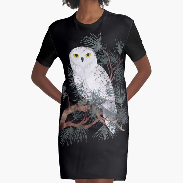 Snowy Graphic T-Shirt Dress
