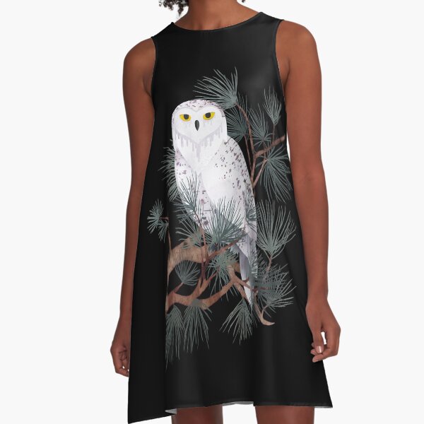 Snowy A-Line Dress