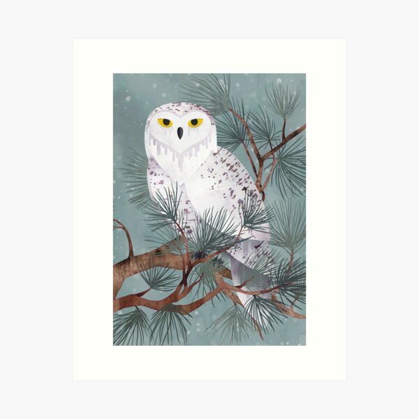 Snowy Art Print