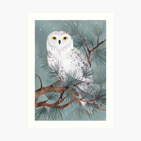 Snowy Art Print